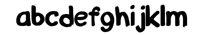 Comic Marker Regular Font LOWERCASE