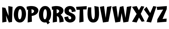 Comic Muscle Font UPPERCASE