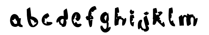 Comic Palm Regular Font LOWERCASE