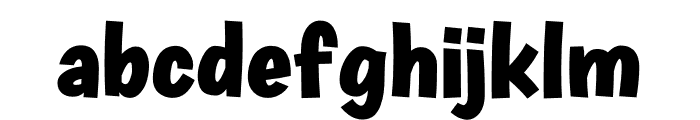 Comic Toon Font LOWERCASE