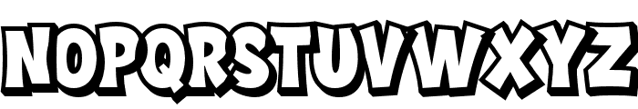 ComicJungle-Extrude Font UPPERCASE