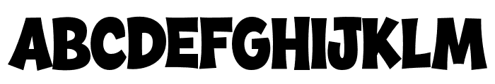 ComicJungleRegular Font UPPERCASE