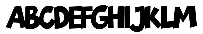 Comicco Logo Type Regular Font UPPERCASE