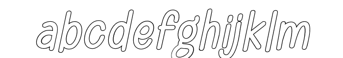 Comicello Bold Italic Outline FONT