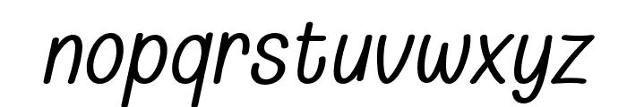 Comicello Italic Font LOWERCASE