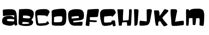 Comicy Font UPPERCASE
