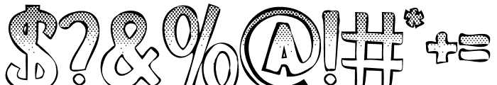Comik Texture Font OTHER CHARS