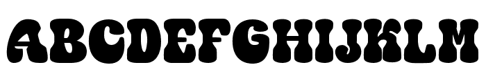 Coming Peak Regular Font UPPERCASE