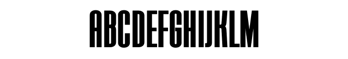 Compack Font UPPERCASE
