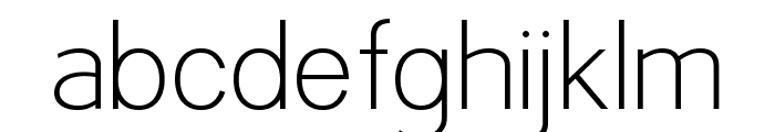 Compactible Thin Font LOWERCASE