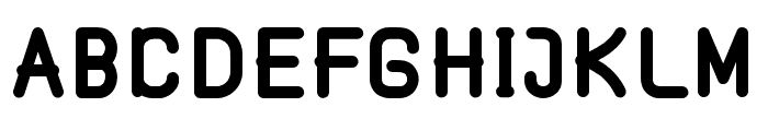 Company Regular Font LOWERCASE