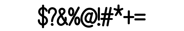 Complementing Font OTHER CHARS
