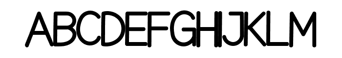 Complementing Font UPPERCASE