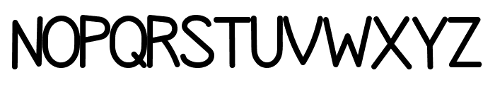 Complementing Font UPPERCASE