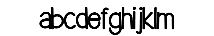 Complementing Font LOWERCASE