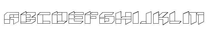 Compression Regular Font UPPERCASE