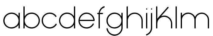 Concentric Font LOWERCASE