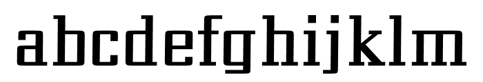 Concept regular Font LOWERCASE