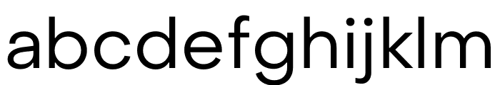 Concor Regular Font LOWERCASE