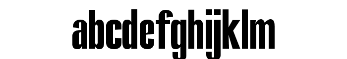 Condensed font Regular FONT