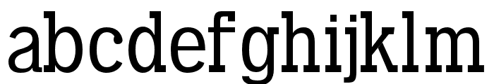 Conist regular Font LOWERCASE