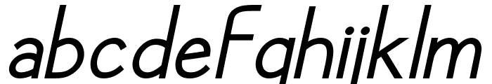 Conmersa Bold Italic Font LOWERCASE