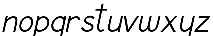 Conmersa Italic Font LOWERCASE