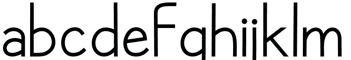 Conmersa Font LOWERCASE