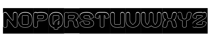 Connect Brains-Hollow-Inverse Font UPPERCASE