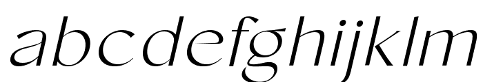 Conso ExtraLight Italic Font LOWERCASE