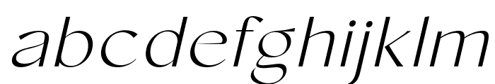 Conso-ExtraLightItalic Font LOWERCASE