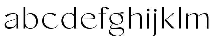 Conso ExtraLight Font LOWERCASE