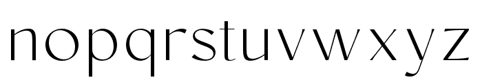 Conso ExtraLight Font LOWERCASE