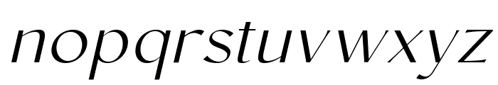 Conso Light Italic Font LOWERCASE