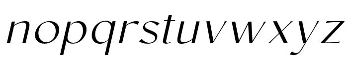 Conso-LightItalic Font LOWERCASE