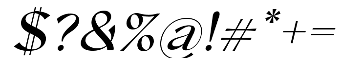 Conso Medium Italic Font OTHER CHARS