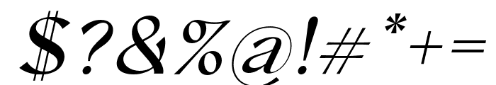 Conso-MediumItalic Font OTHER CHARS