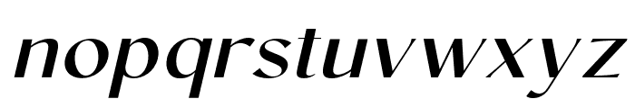 Conso-MediumItalic Font LOWERCASE