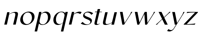 Conso Regular Italic Font LOWERCASE