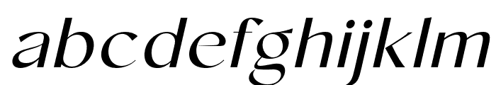 Conso-RegularItalic Font LOWERCASE