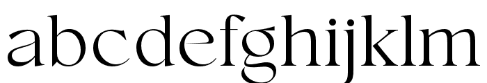 Conso Serif Light Font LOWERCASE