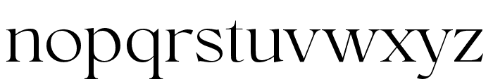 Conso Serif Light Font LOWERCASE