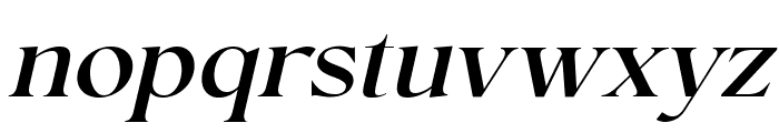 Conso Serif Medium Italic Font LOWERCASE