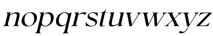 Conso Serif Regular Italic Font LOWERCASE