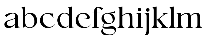 Conso Serif Regular Font LOWERCASE