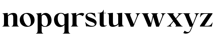 Conso Serif SemiBold Font LOWERCASE