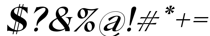 ConsoSerif-SemiBoldItalic Font OTHER CHARS