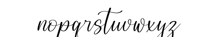 Constaince Matequeen Italic Font LOWERCASE