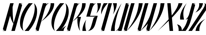 Constantly Challenged Light Italic Font UPPERCASE