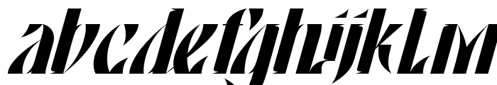 Constantly Challenged Regular Italic Font LOWERCASE
